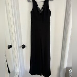 Soprano women's black dress jumpsuit small